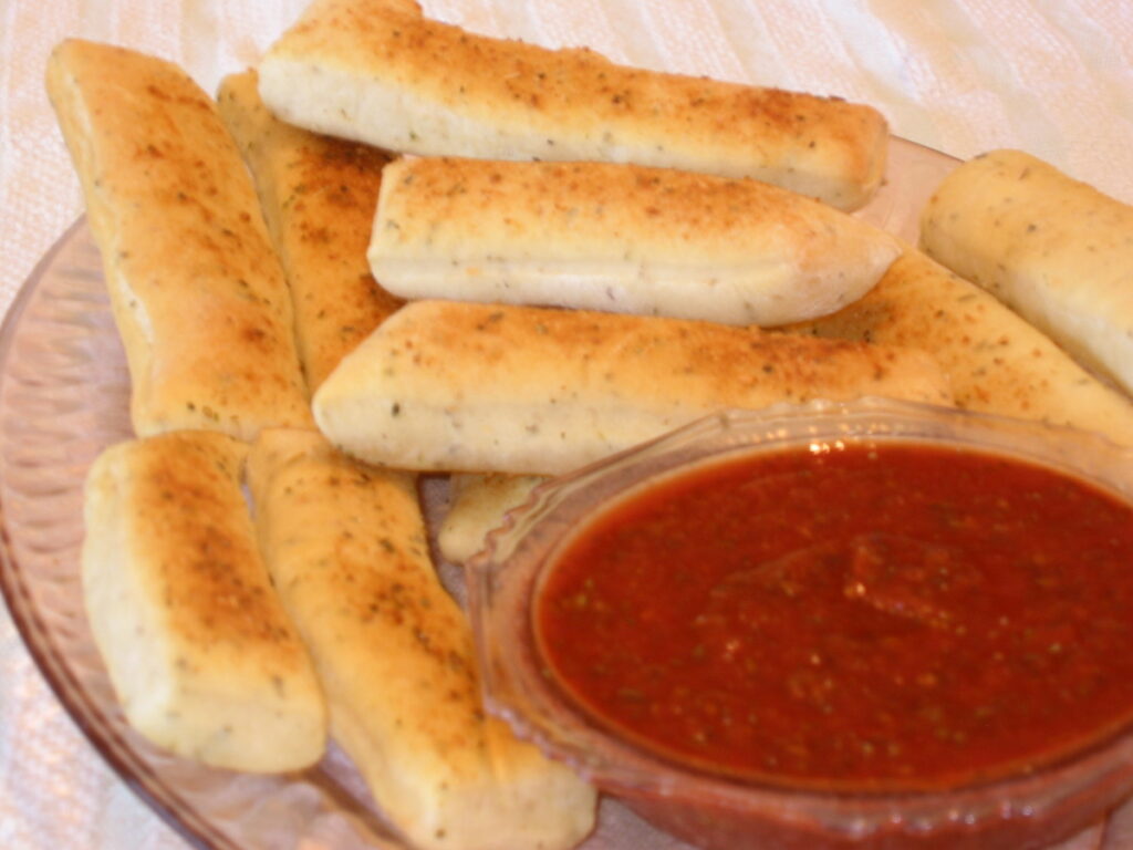 12 Breadsticks with Dipping Sauce at Fazoli’s