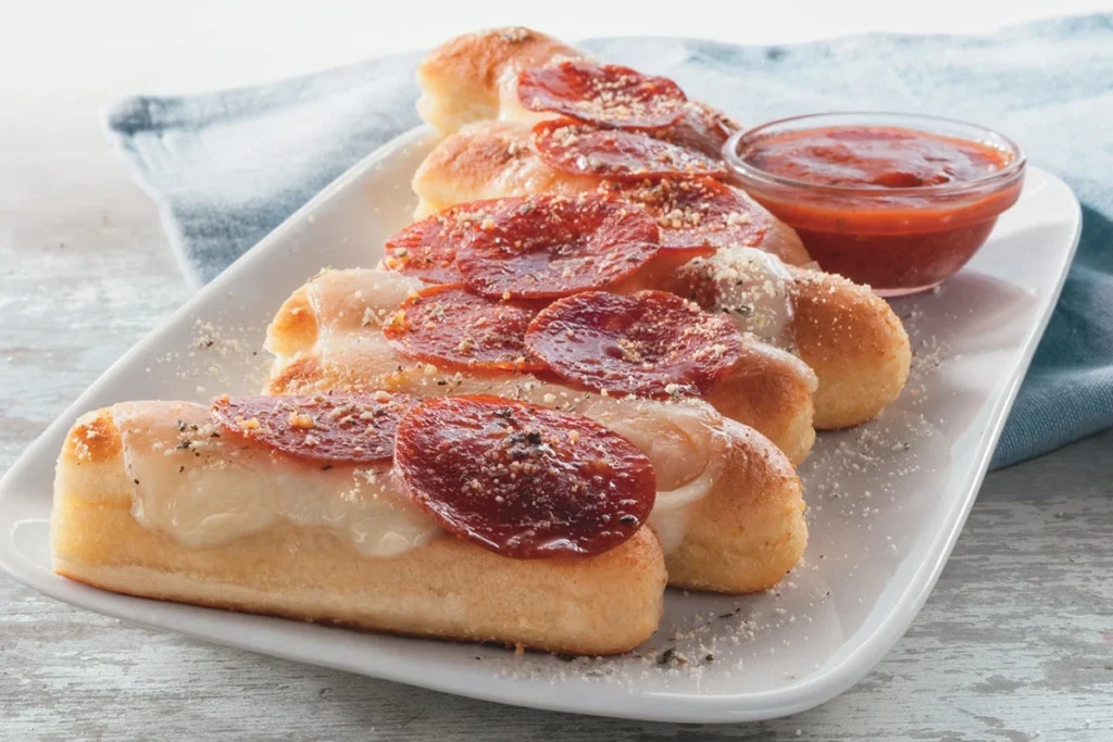 Pepperoni Pizza Breadsticks	at  Fazoli's